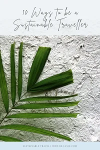 Travel More Sustainably Resource fro Be-lavie downloads